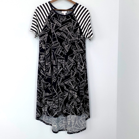 Sailboat printed Carly Dress - Picture 1 of 4